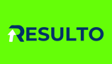RESULTO Logo horizontal green background